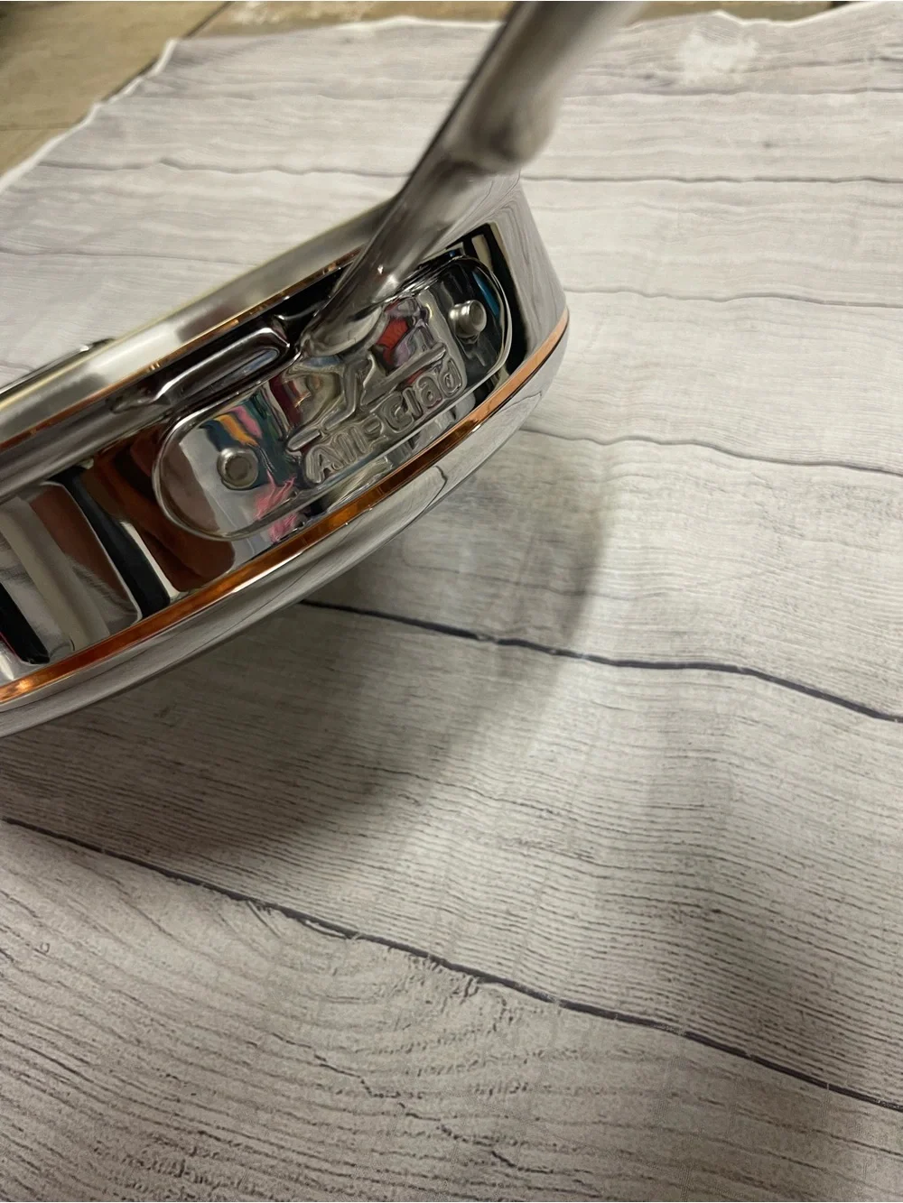 New All-Clad 6qt. Copper-Core Saute Pan